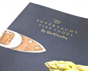Super Yacht Fine Foods Leaflet