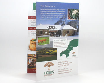 Lobbs Farm Shop Leaflet